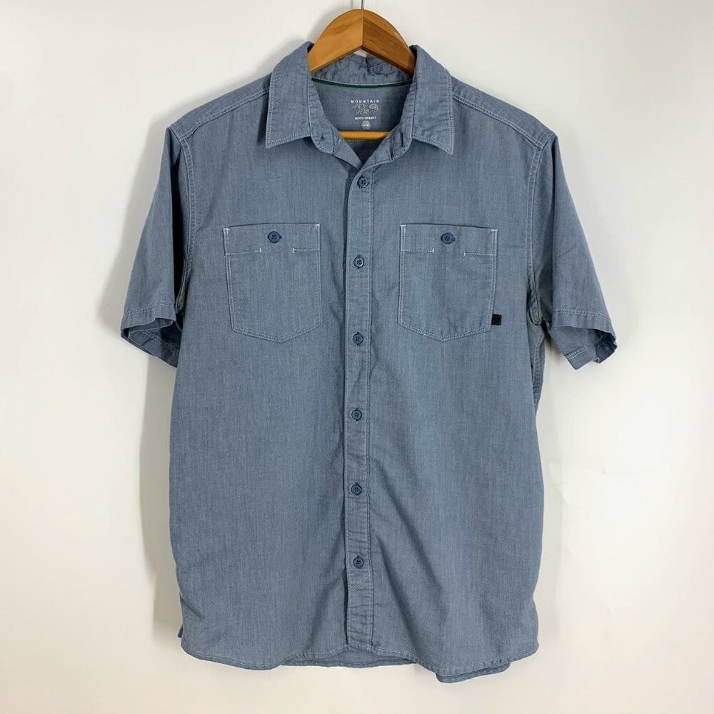 Mountain Hardwear Men's Huxley OM5804 Cotton Outdoor Button Down Shirt Size M